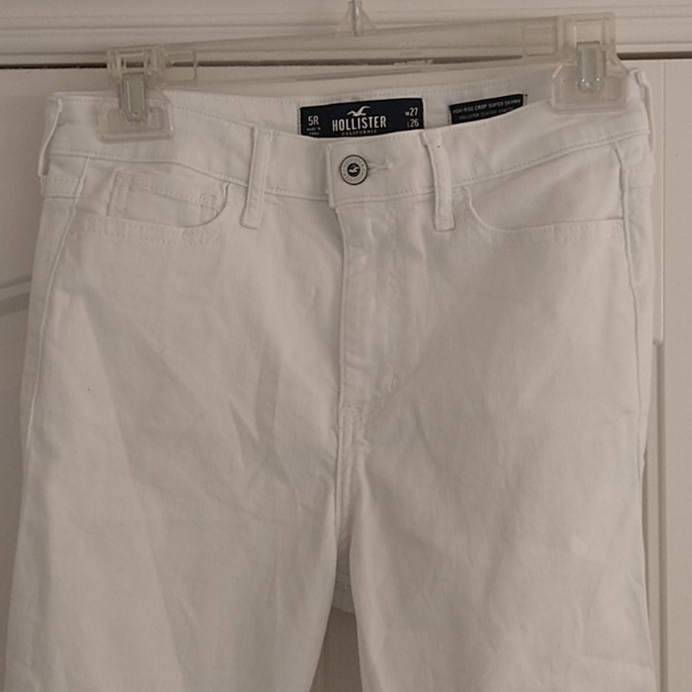 Hollister high rise crop super skinny jeans